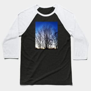 Tree Silhouette Baseball T-Shirt